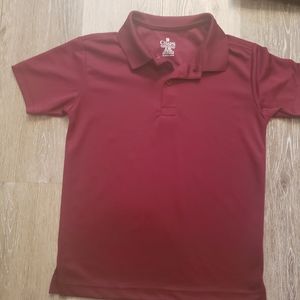 Boys short sleeve performance polo